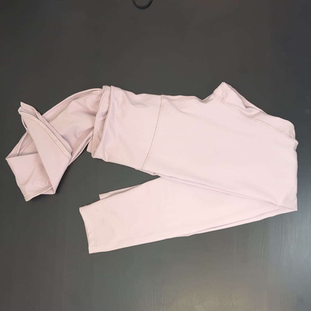Apana Pale Pink Leggings with Tie Front